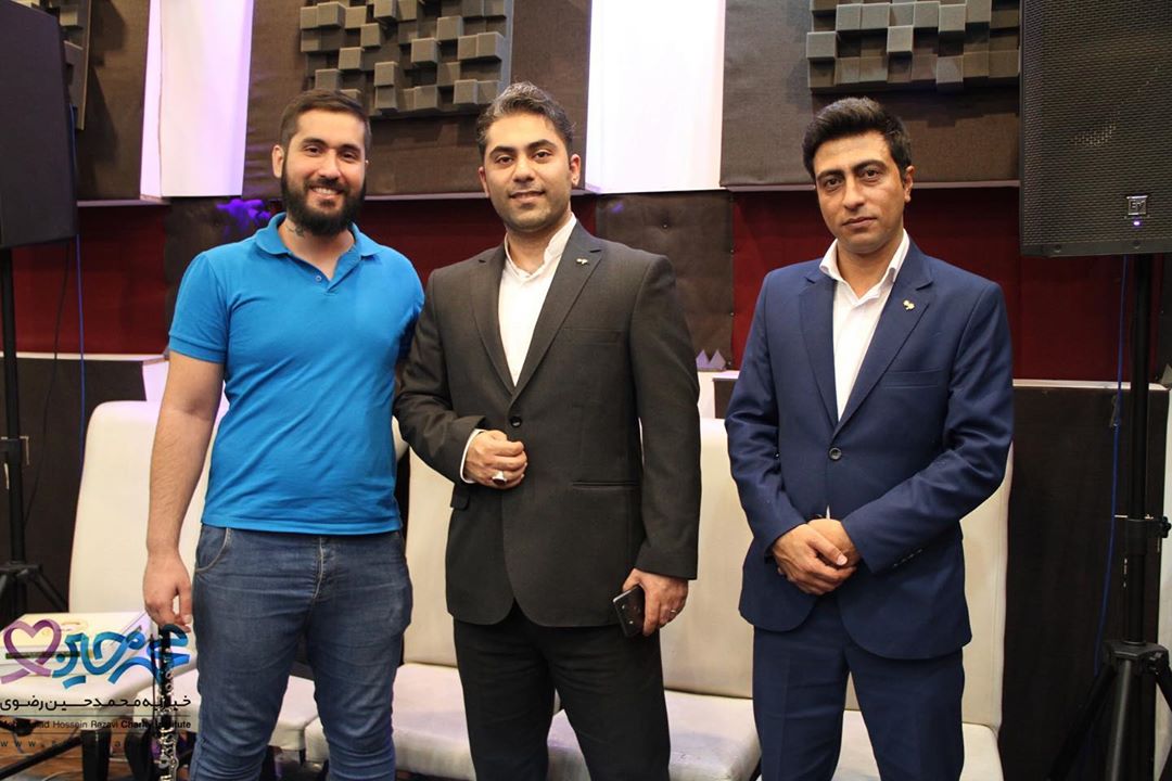 ماهور در کنار دکتر محمودی و مهندس محمودزاده